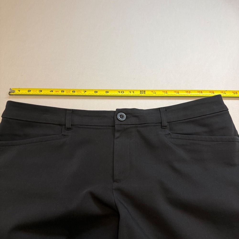 Christopher & Banks 14P Womens Black Straight Leg Mid Rise Dress Pants Trousers - Picture 7 of 11